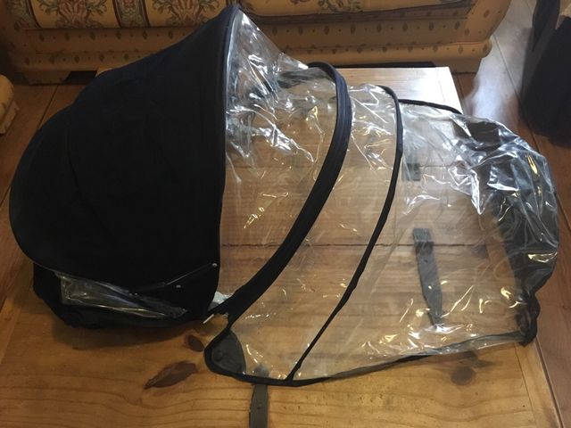 Plastico protector silla bebe