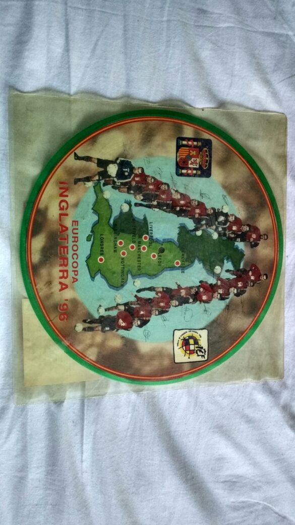 Disco vinilo eurocopa 96