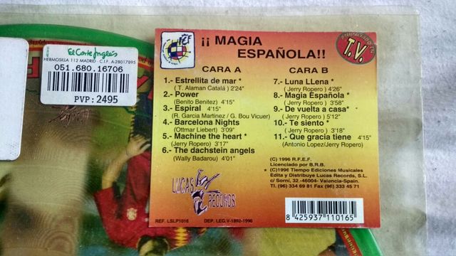 Disco vinilo eurocopa 96