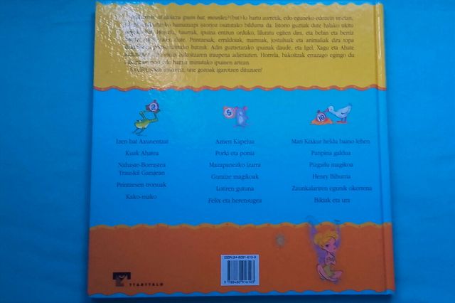 Libro infantil en euskera