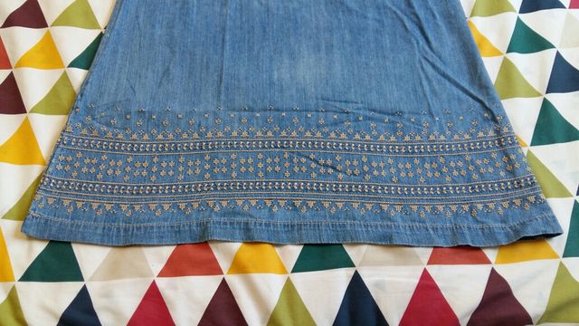 Vestido vaquero Blanco