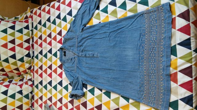 Vestido vaquero Blanco