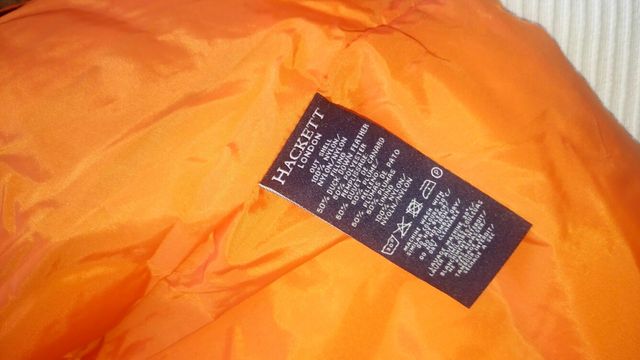 chaleco plumas niño o niña Hackett