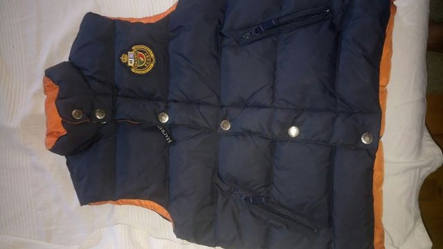 chaleco plumas niño o niña Hackett