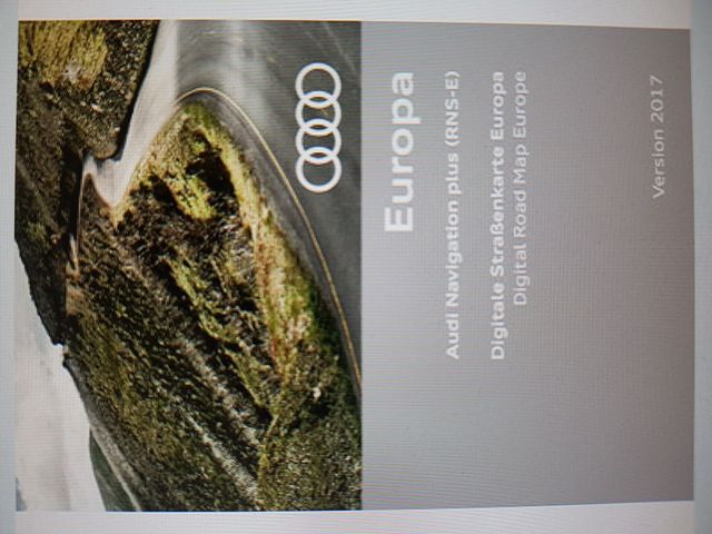 DVD actualizacion AUDI RNS-E 2017 España y EUROPA