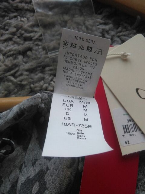 NUEVA TUNIKA GOTTEX 100% SEDA, PVP 408 EUROS