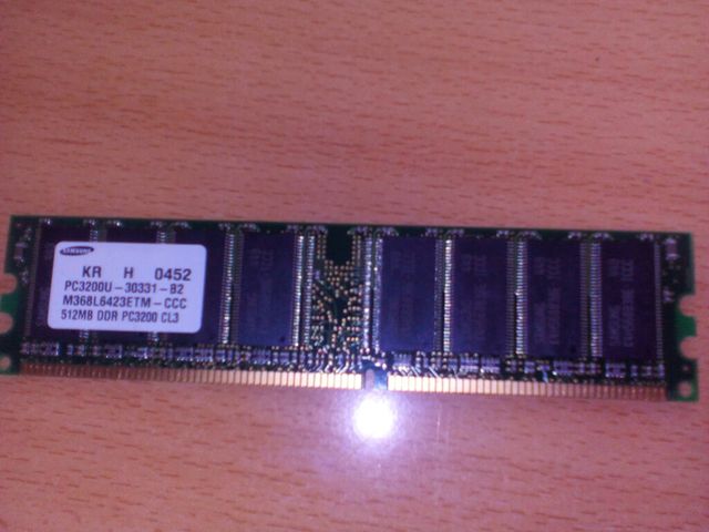 memoria ram 512 megas