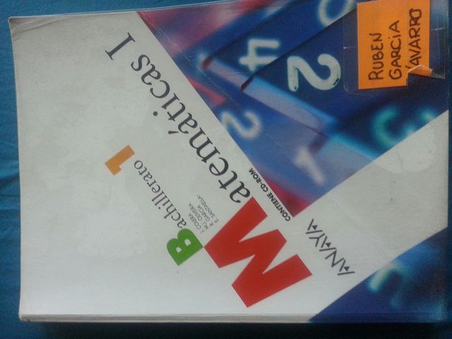 MATEMATICAS 1°BACHILLERATO (LIBRO)