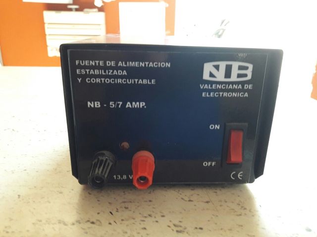 fuente de alimentacion estabilizada y corticircuit