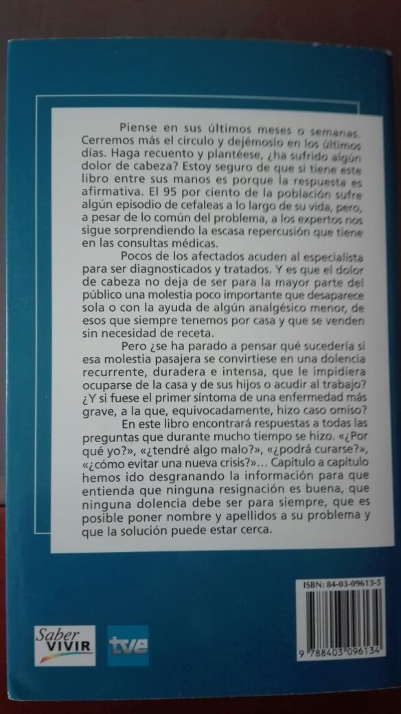 Libro YA NO ME DUELE LA CABEZA