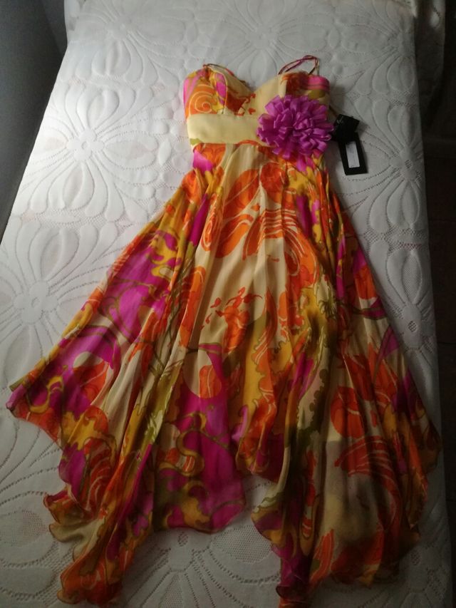 Vestido de seda