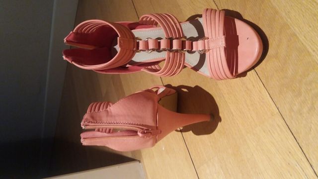 Sandalias tacón Alto Elegantes T.38