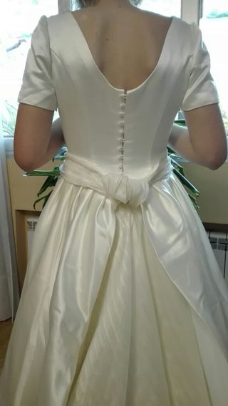 vestido de novia talla 38 de segunda mano en san sebastián de los