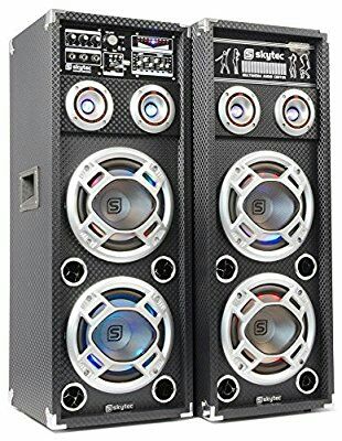 Kit bafle karaoke con luces Skytec KA-06