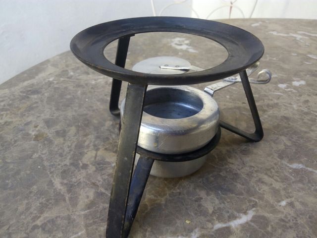 Camping per riscaldare il cibo