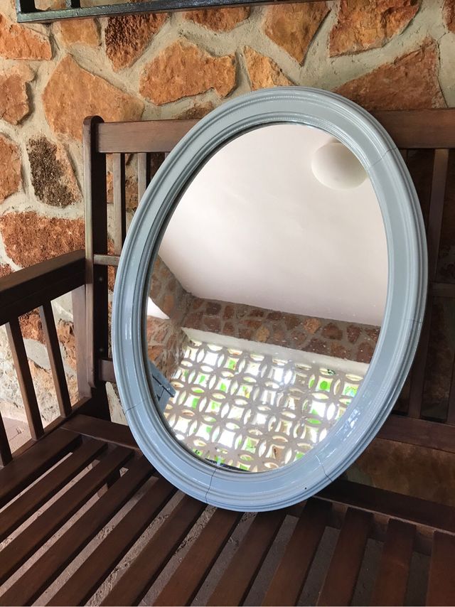 Espejo ovalado de segunda mano por 9 € en Alboraya en WALLAPOP