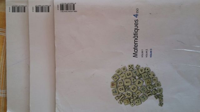 Libros matematicas 4 ESO. Grup promotor.Santillana