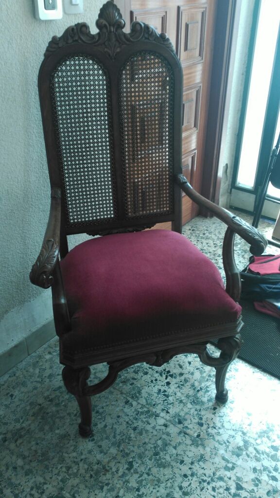 Sillón antiguo restaurado