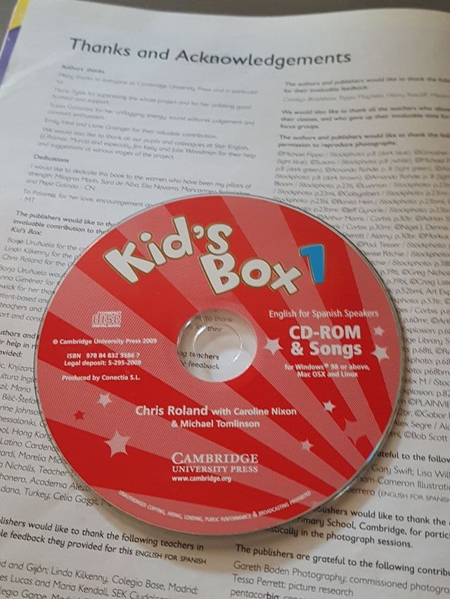 Kid's Box 1. Libro de inglés