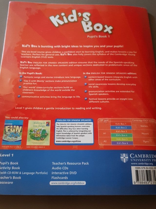 Kid's Box 1. Libro de inglés