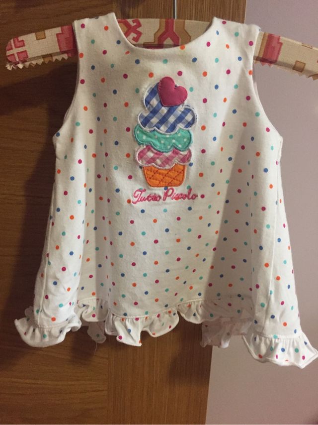 Vestido bebé recién nacido Tutto Piccolo 1 mes