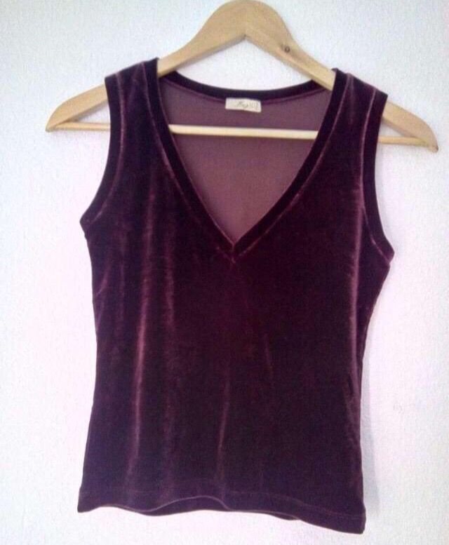 Camiseta berenjena TallaM Mango