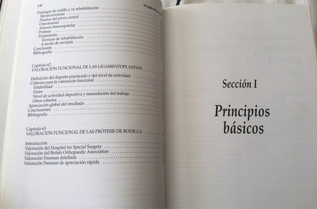 Libros: Cirugia de la rodilla
