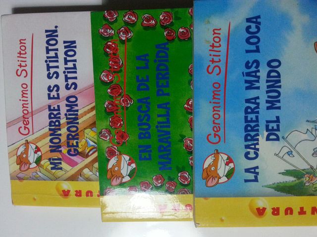 Jeronimo Stilton de bolsillo 5€ los 3