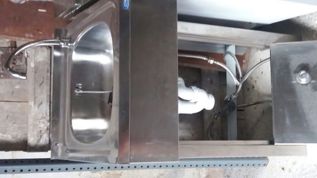 fregadero pie hosteleria