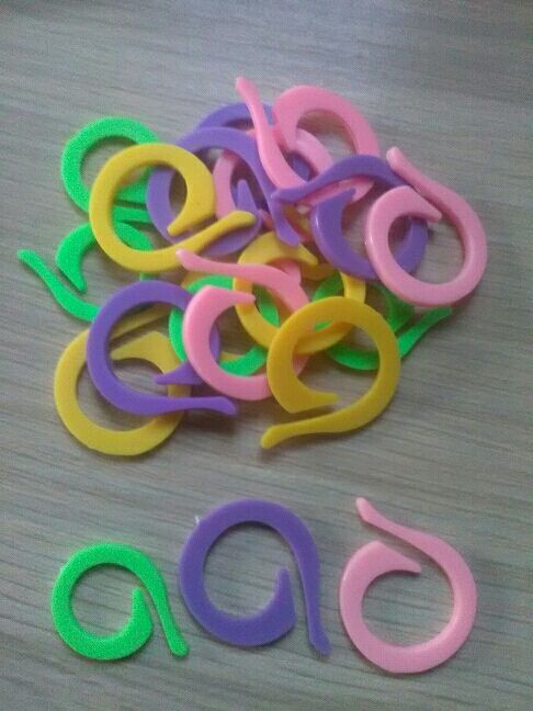 marcador crochet redondo