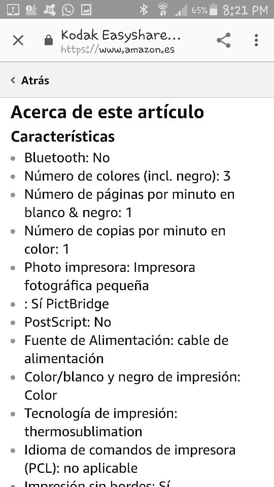 IMPRESORA KODAK EASYSHARE 300