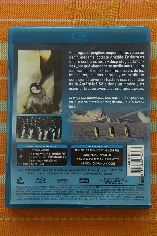 Documental 'El viaje del Emperador' (Blu-Ray)