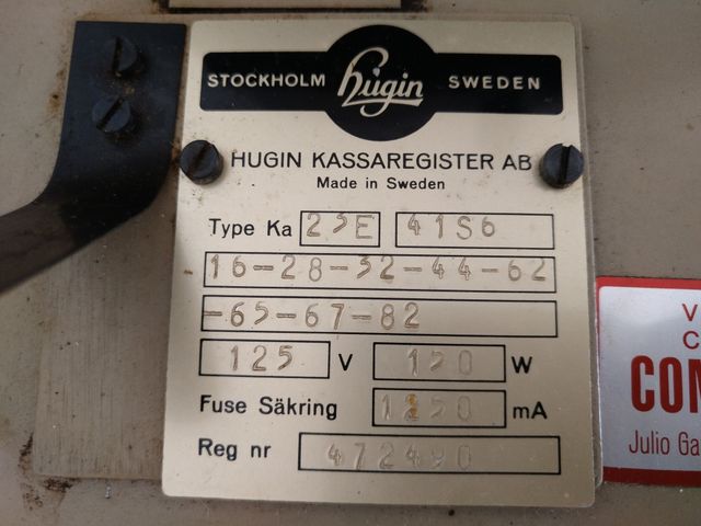 Caja registradora Hugin Ka 23E