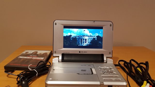 dvd con pantalla de viaje belson