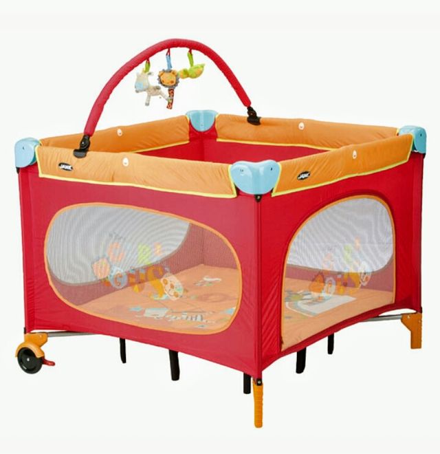 Parque cuna Jane Circus grande 1x1m