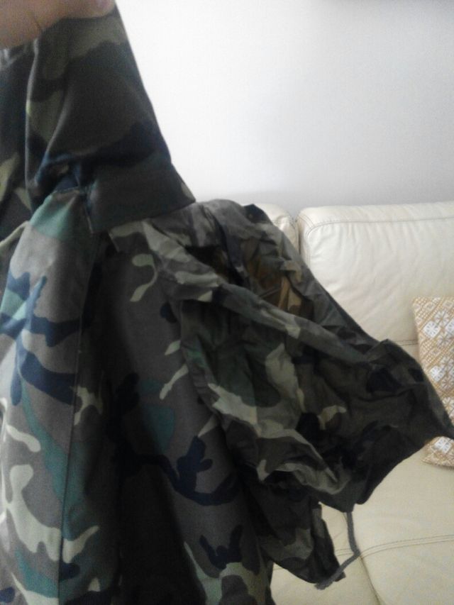 Chaquetón camuflaje ideal para el frío o caza