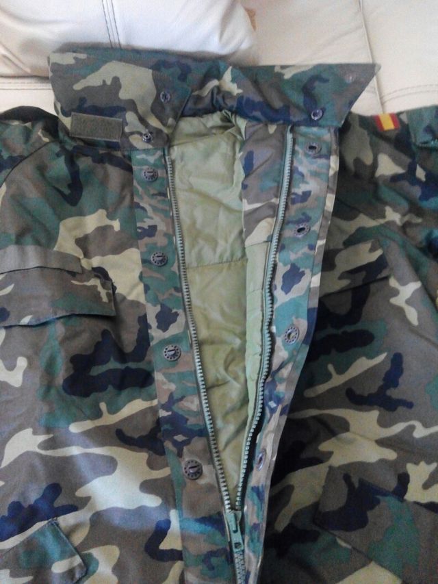 Chaquetón camuflaje ideal para el frío o caza