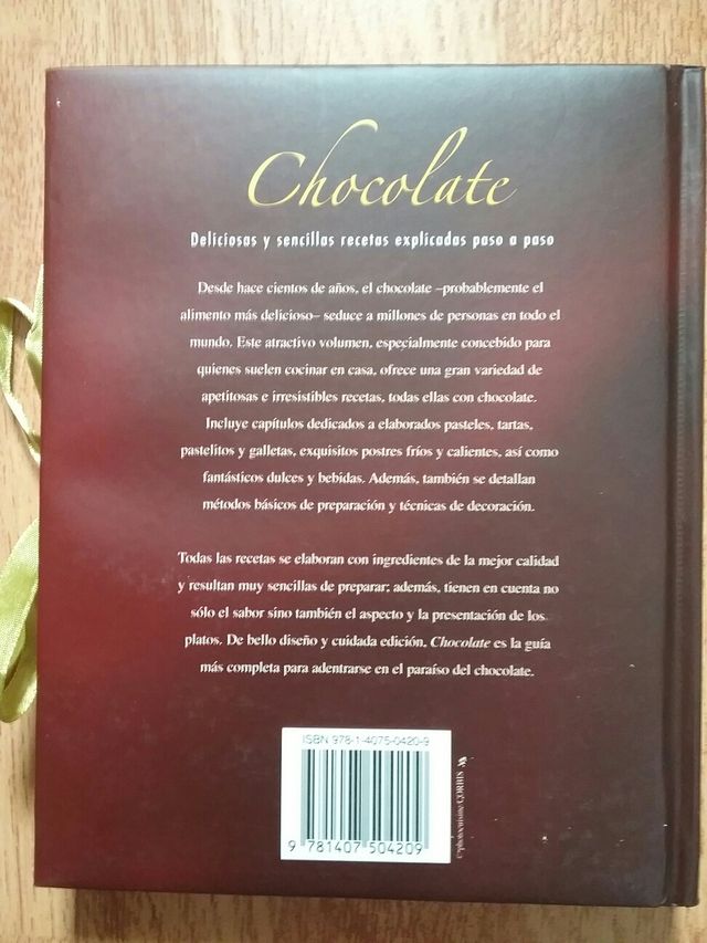 Libro "Chocolate"