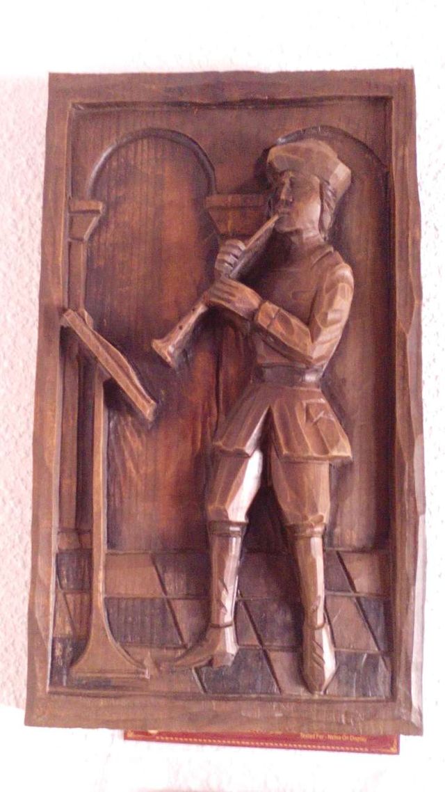 Cuadro tallado en madera