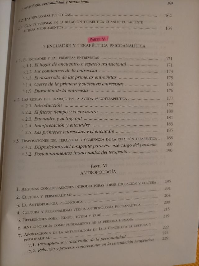 Libro Antropología, personalidad y tratamiento