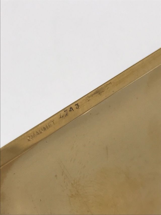 Pitillera chaumet oro mazizo