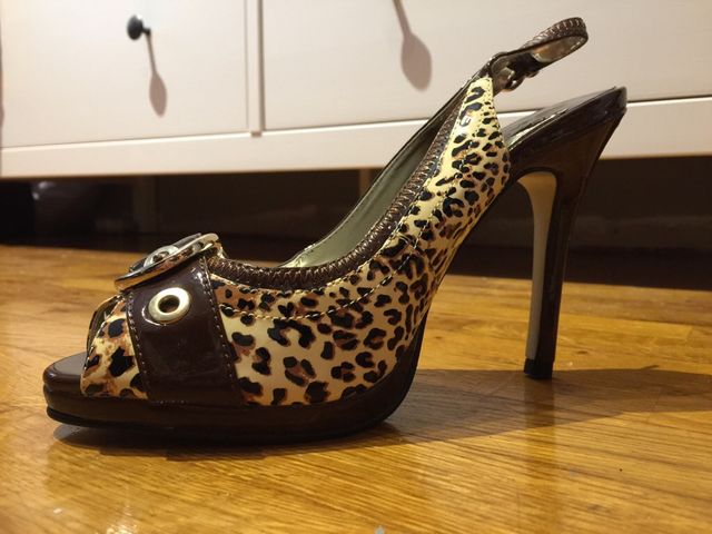Zapatos tacon leopardo