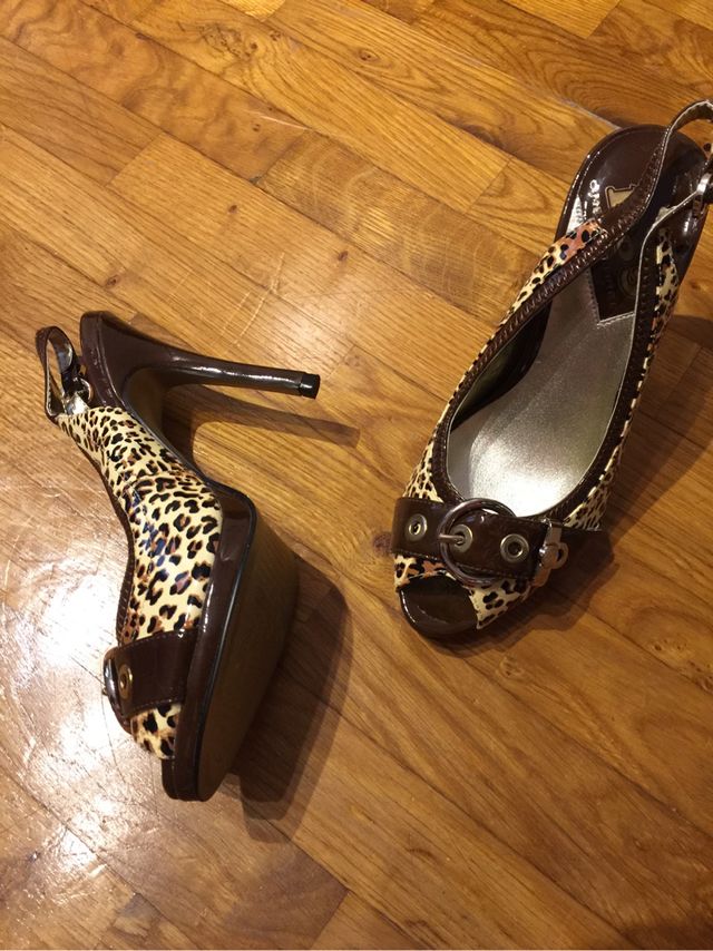 Zapatos tacon leopardo