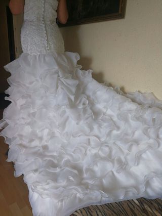 vestido de novia talla 44 de segunda mano en wallapop