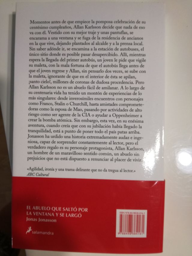 El abuelo que saltó de la ventana y se largó