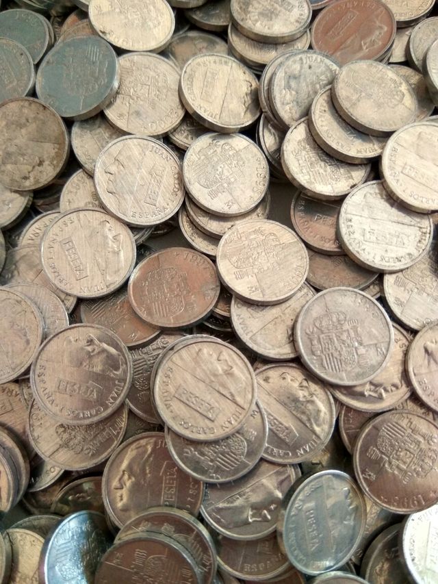 Monedas de 1 peseta