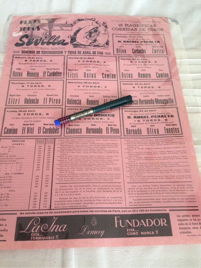 Cartel de toros