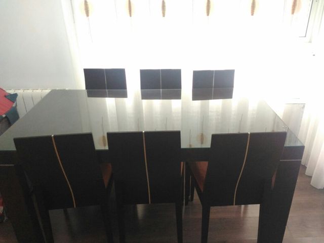 Mesa comedor y sillas de segunda mano por 500 € en Canals en WALLAPOP Mesa comedor y sillas de segunda mano por 500 € en Canals en WALLAPOP