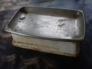 Balanza pesa bebes antigua.