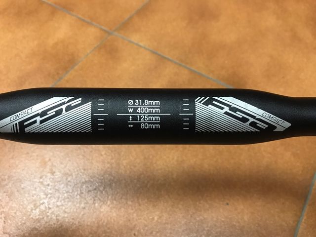 Manillar aluminio FSA compact